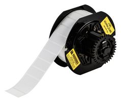 BRADY B33-256-7425 LABEL, POLYPROPYLENE, WHT, 15.24X33.02MM