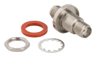 AMPHENOL RF 132170-12SS. SMA JACK TO SMA JACK ADAPTER 50 OHM STRAIGHT BULKHEAD IP68