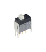 NKK SWITCHES AS11AP SLIDE SWITCH, SPST, 28VAC/VDC, TH