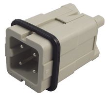 WEIDMULLER HTE/003 RECTANGULAR INSERT, MALE, 3WAY, SCREW