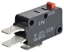 OMRON ELECTRONIC COMPONENTS V21-1C6(IN) MICROSWITCH, PLUNGER, SPDT, 12A, 30VDC