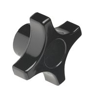 DAVIES MOLDING 2830EA FOUR ARM CLAMPING KNOB, PHENOLIC, 50MM