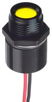 APEM QRM145BXXHY12E PANEL INDICATOR, 14MM, YELLOW, 12VDC