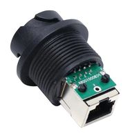 AMPHENOL LTW ROP-5SRFFH-TCU7001 MOD COUPLER, SHLD RJ45 JACK, 8P8C, CAT5E