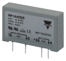 CARLO GAVAZZI RP1A48D5 SSR, PCB MOUNT, 4-32VDC, 5A, 480VAC