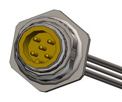 NORCOMP MPM12A05I12DR01 SENSOR CORD, 5P M12 PLUG-FREE END, 12"
