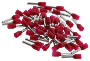WEIDMULLER 0463100000.. TERMINAL, FERRULE, 8 X 1.7MM, RED