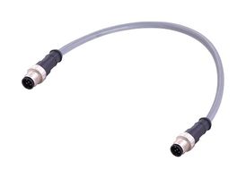 HARTING 21355151564003 SENSOR CABLE, 5P M12 PLUG-PLUG, 11.8"