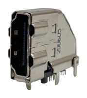 SWITCHCRAFT/CONXALL RAVHD19ETR HDMI CONN, TYPE A, RCPT, 19POS