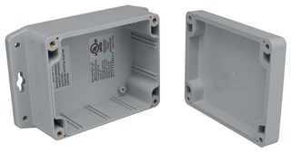 BUD INDUSTRIES PN-1323-AMB ENCLOSURE, WALL MOUNT, PC, GREY