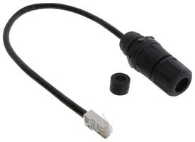 L-COM CG-C6A-MF IP68 RJ45 CATEGORY 6A RATED FEED-THROUGH