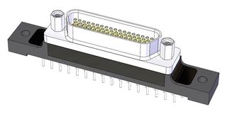 AMPHENOL CANADA M83513/22-B01NP MICRO-D SUB CONN, PLUG, 15POS, TH