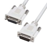 L-COM CS2N15MF-10. CABLE ASSY, 15P D-SUB PLUG-RCPT, 10FT