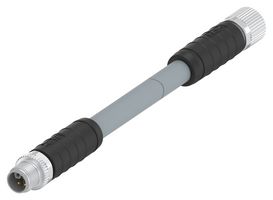 TE CONNECTIVITY T41625B9L25-005 SENSOR CORD, 5P M12 PLUG-M12 RCPT, 5M