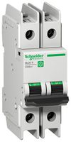 SCHNEIDER ELECTRIC M9F42206 MCB, 2 POLE, 6A, 440VAC, DIN RAIL