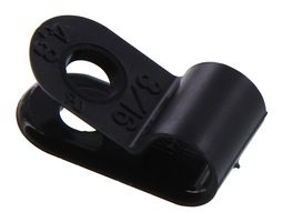 ABB - THOMAS & BETTS N4NY-003-0-C CABLE CLAMP, NYLON 6.6, 0.187", BLACK