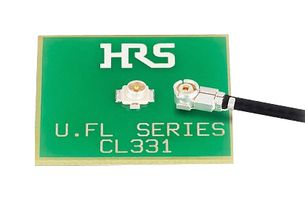 HIROSE / HRS U.FL-2LPHF6-066N1-A-60 CABLE ASSY, R/A U.FL PLUG-PLUG, 2.4"