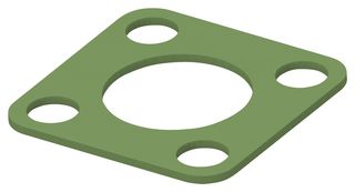 TE CONNECTIVITY 92-24025-10. EMI CONN GASKET, 44.45MM ID, FNA, PK 10