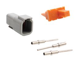 AMPHENOL SINE/TUCHEL ATM04-6P-KIT01 AUTOMOTIVE CONNECTOR, RCPT, 6POS, 7.5A