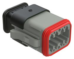 AMPHENOL SINE/TUCHEL AT06-08SA-SR2GY AUTOMOTIVE HOUSING, PLUG, 8POS, 13A