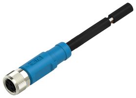 TE CONNECTIVITY T4051310004-007 SENSOR CORD, 4P, M8 RCPT-FREE END, 10M