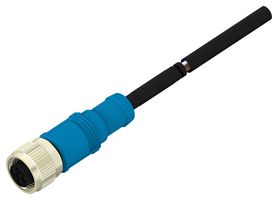 TE CONNECTIVITY T4151310003-005 SENSOR CORD, 3P, M12 RCPT-FREE END, 5M