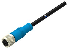 TE CONNECTIVITY T4151310005-003 SENSOR CORD, 5P, M12 RCPT-FREE END, 1.5M