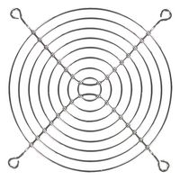 QUALTEK ELECTRONICS 8130 FAN FINGER GUARD, CARBON STEEL, 120MM