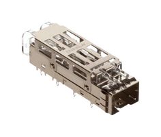 AMPHENOL COMMUNICATIONS SOLUTIONS UE76A203010T PLUGGABLE I/O CONN, SFP+, R/A, 20POS