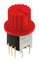 NKK SWITCHES NR01104ANG13-2C ROTARY SWITCH, SP4T, 0.4VA, 28VAC/DC, TH