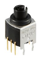 NKK SWITCHES NR01105ANG13 ROTARY SWITCH, SP5T, 0.4VA, 28VAC/DC, TH