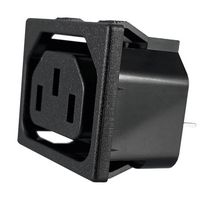 QUALTEK ELECTRONICS 716W-X2/03 CONNECTOR, POWER ENTRY, FEMALE, 15A