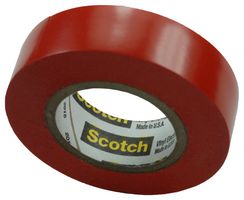 3M 35 RED (1/2X20FT) ELECTRICAL INSUL TAPE, PVC, 20FT X 0.5"
