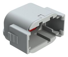 AMPHENOL SINE/TUCHEL ATM06-08SA-CAP PROTECTIVE CAP, 8POS, GRY, THERMOPLASTIC