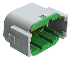 AMPHENOL SINE/TUCHEL ATM06-08SC-CAP PROTECTIVE CAP, 8POS, GRY, THERMOPLASTIC