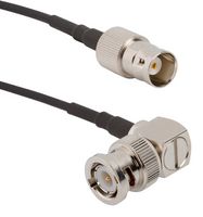 AMPHENOL RF 095-850-268M200 RF CABLE, R/A BNC PLUG-BNC JACK, 78.74"