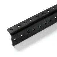 PENN ELCOM R0828/02 RACK RAIL, 2U, STEEL, BLACK