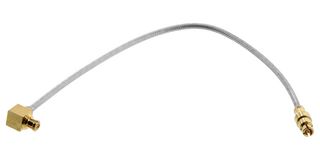 AMPHENOL RF 095-725-115M010 RF CABLE, SMPM PLUG-R/A PLUG, 3.9"