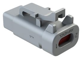 AMPHENOL SINE/TUCHEL ATM06-2S-R120GRY. AUTOMOTIVE CONN, PLUG, 2POS, 7.5A