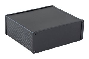 HAMMOND 1457U1601EBK. ENCLOSURE, EMI/RFI BOX, ALUMINIUM, BLACK