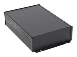 HAMMOND 1457U2802EBK. ENCLOSURE, EMI/RFI BOX, ALUMINIUM, BLACK