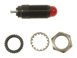 DIALIGHT 249-7868-3731-504F PANEL MOUNT INDICATOR, LED, 9.53MM, RED,