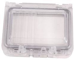 FIBOX L 04 INSPECTION WINDOW, 3.8X3IN POLYCARBONATE