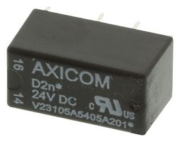 TE CONNECTIVITY - AXICOM V23105A5405A201.. RELAY, SIGNAL, DPDT, 250VAC, 220VDC, 3A