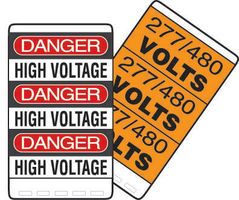 PANDUIT PSSB-13. LABEL, IDENTIFICATION, 38.1X38.1MM, 30PC