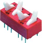 GRAYHILL 76STC02T SWITCH, DIP, 2 POSITION, SPDT, RAISED RO