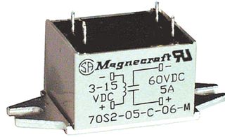 SCHNEIDER ELECTRIC/LEGACY RELAY 70S2-04-C-06-N SSR, PANEL MOUNT, 280VAC, 30VDC, 6A
