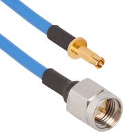 AMPHENOL SV MICROWAVE 7093-0175 CABLE ASSY, SMPM BHD-SMA PLUG, 12"