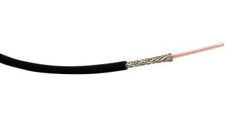 BELDEN 8240 0101000 COAXIAL CABLE, RG-58A/U, 1000FT, BLACK