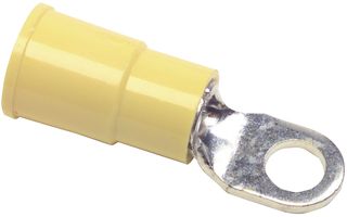 MULTICOMP CRS-TV-1008 TERMINAL, RING TONGUE, #8, CRIMP, YELLOW